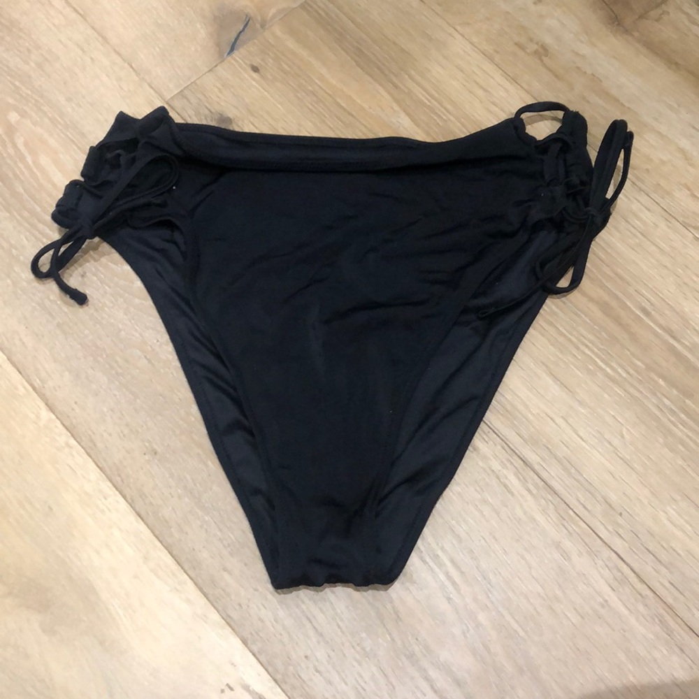 Black High-rise Swimsuit bottoms